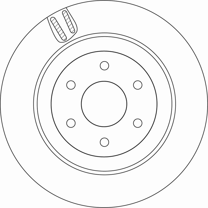 TRW DF6967 Brake Disc