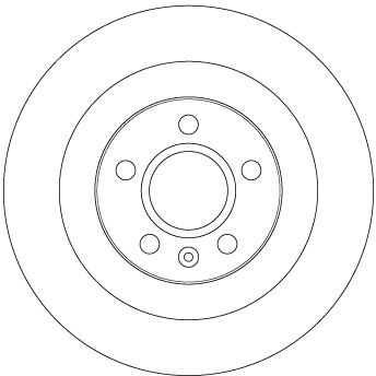 Brake Disc TRW DF6970