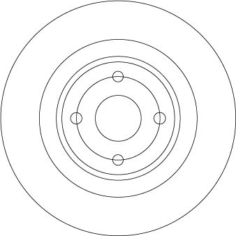 TRW DF6974 Brake Disc