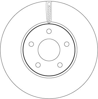 Brake Disc TRW DF6975