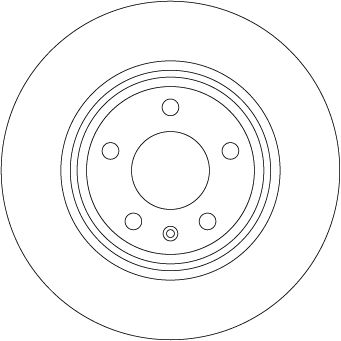 TRW DF6981S Brake Disc