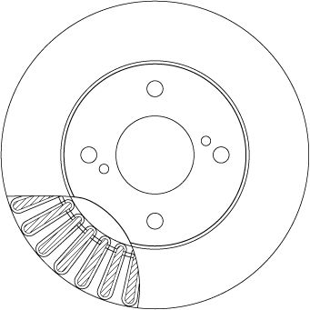 TRW DF6990 Brake Disc
