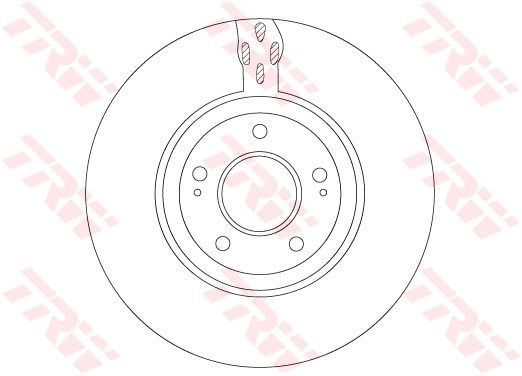 TRW DF7302S Brake Disc