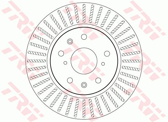TRW DF7398 Brake Disc