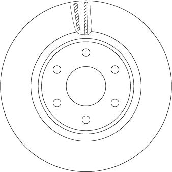 TRW DF7458S Brake Disc