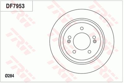 Brake Disc TRW DF7953