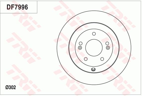 TRW DF7996 Brake Disc