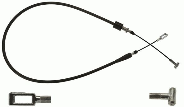 TRW GCH618 Cable Pull, parking brake