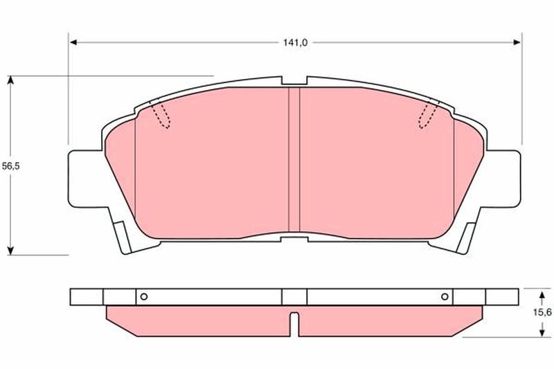 TRW GDB1145 Brake Pad Set, disc brake