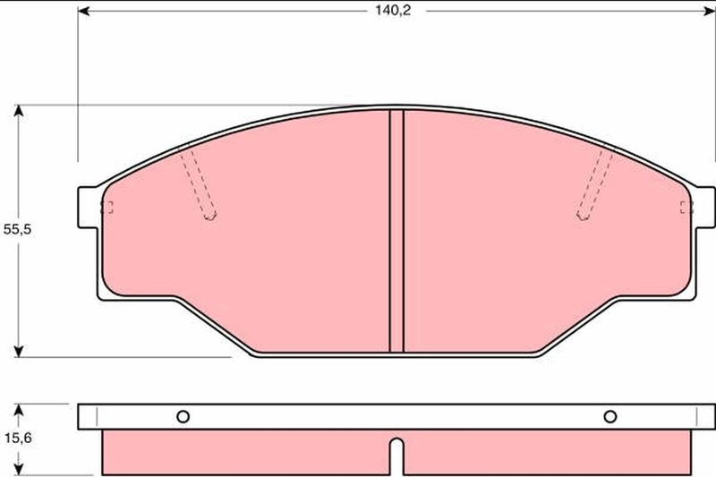 TRW GDB1181 Brake Pad Set, disc brake