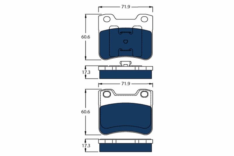 TRW GDB1279BTE Brake Pad Set, disc brake