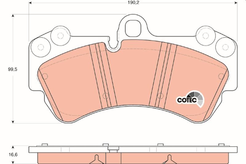 TRW GDB1547 Brake Pad Set, disc brake