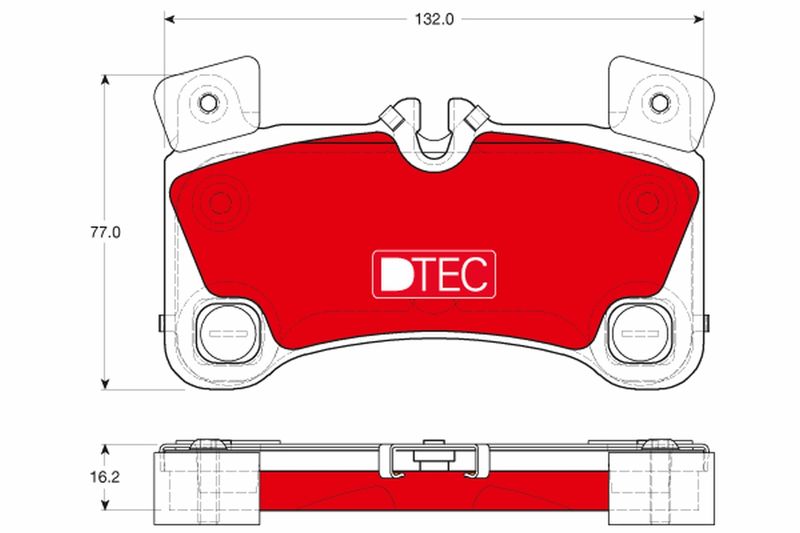 TRW GDB1775DTE Brake Pad Set, disc brake