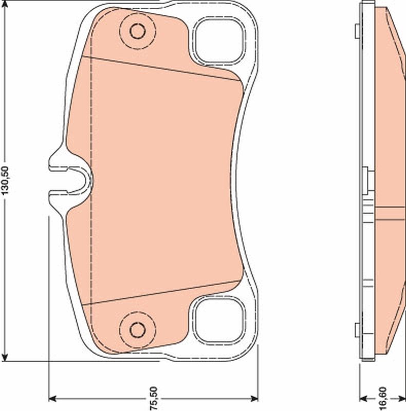 TRW GDB1792 Brake Pad Set, disc brake