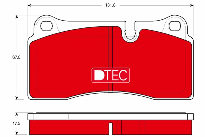 TRW GDB1816DTE Brake Pad Set, disc brake