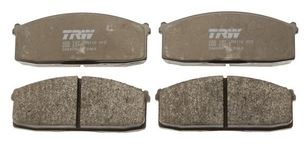 TRW GDB197 Brake Pad Set, disc brake