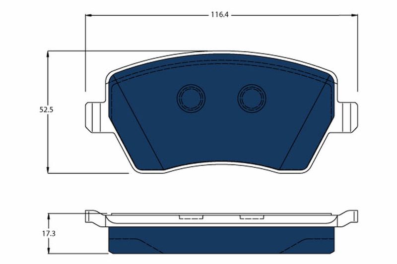 TRW GDB3332BTE Brake Pad Set, disc brake