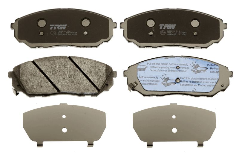TRW GDB3452 Brake Pad Set, disc brake