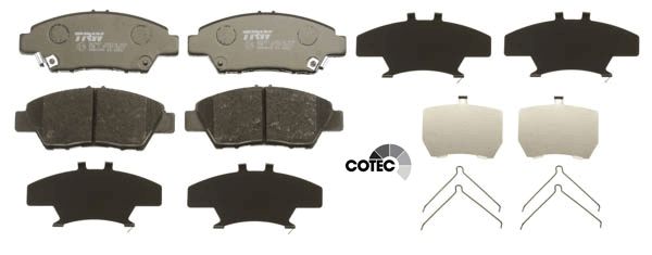 TRW GDB3493 Brake Pad Set, disc brake
