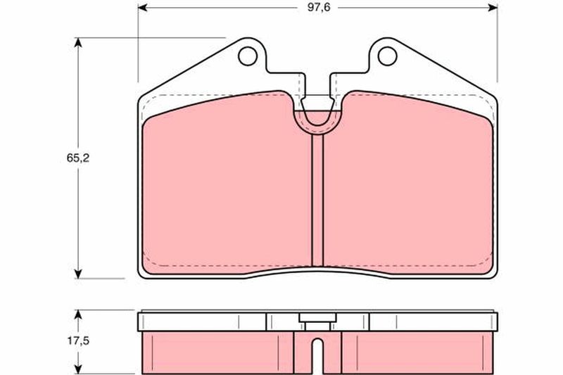 TRW GDB379 Brake Pad Set, disc brake