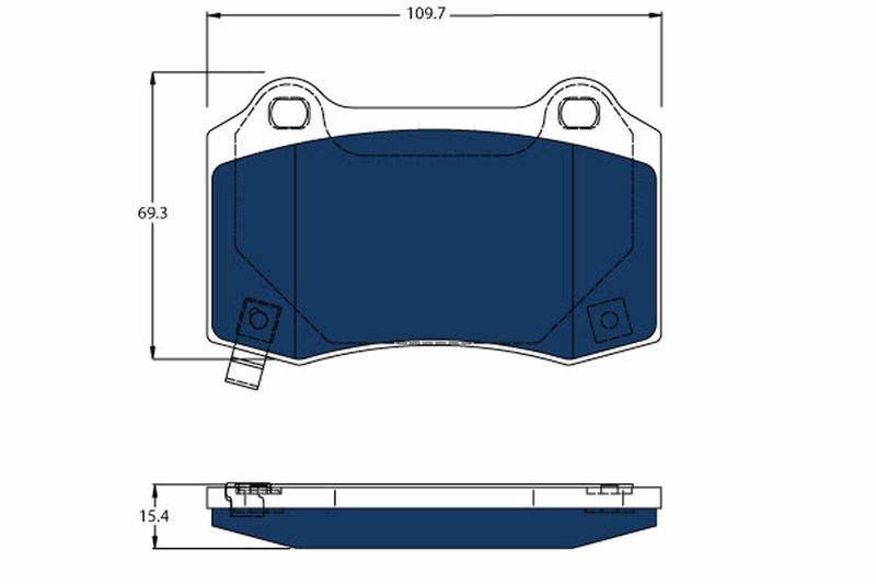 TRW GDB4171BTE Brake Pad Set, disc brake