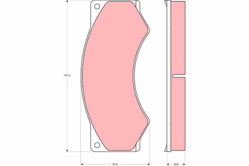 TRW GDB5053 Brake Pad Set, disc brake