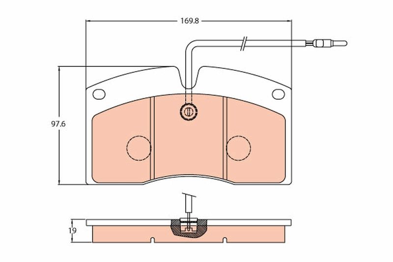TRW GDB5064 Brake Pad Set, disc brake