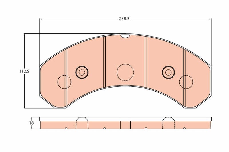 TRW GDB5079 Brake Pad Set, disc brake