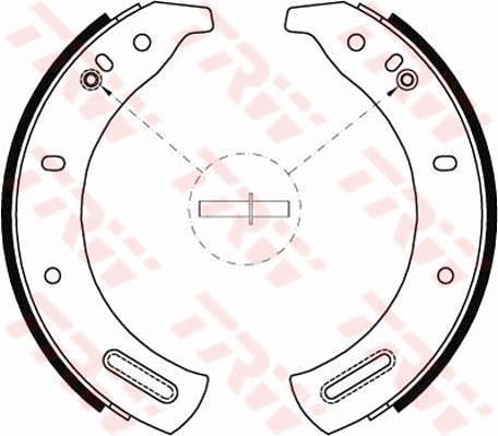 TRW GS6107 Brake Shoe Set