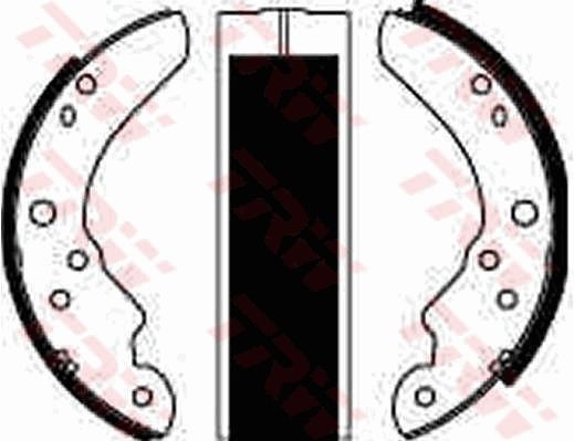 TRW GS6141 Brake Shoe Set