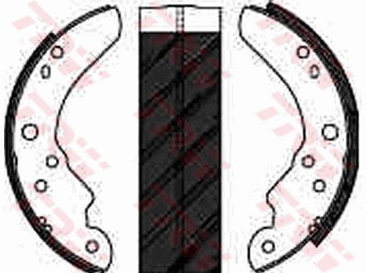 TRW GS6142 Brake Shoe Set