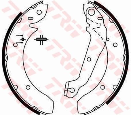 TRW GS6166 Brake Shoe Set