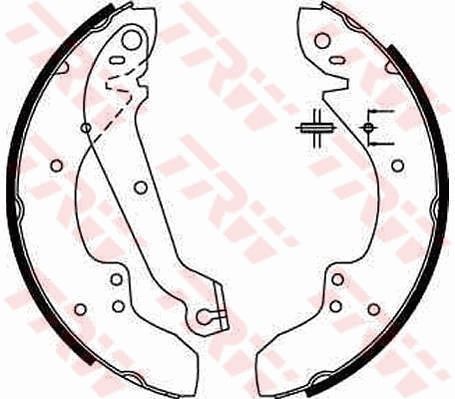 TRW GS6167 Brake Shoe Set