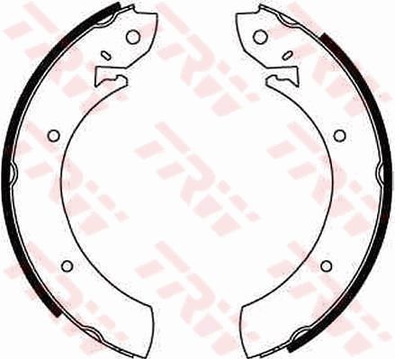 TRW GS6181 Brake Shoe Set