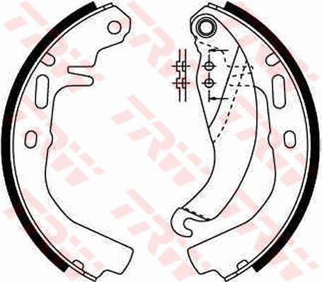 TRW GS6186 Brake Shoe Set