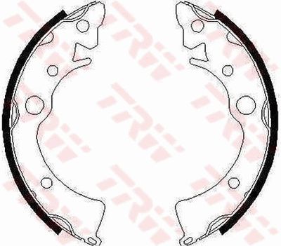 Brake Shoe Set TRW GS6210