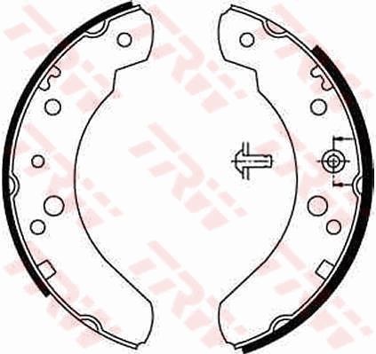 TRW GS6224 Brake Shoe Set