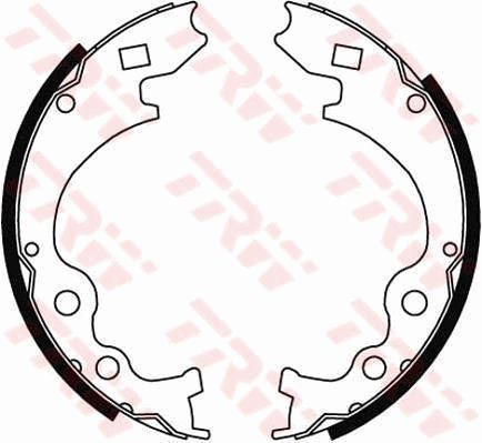 TRW GS6243 Brake Shoe Set