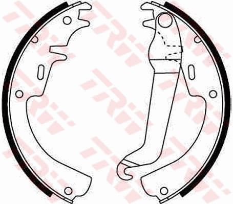 TRW GS8015 Brake Shoe Set