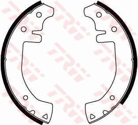 TRW GS8018 Brake Shoe Set