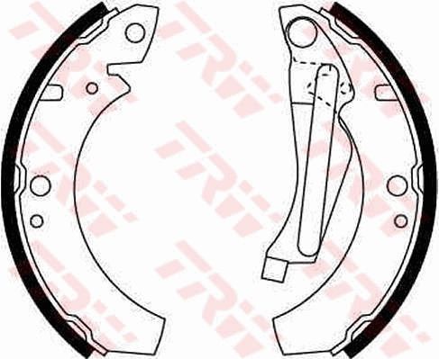 TRW GS8066 Brake Shoe Set