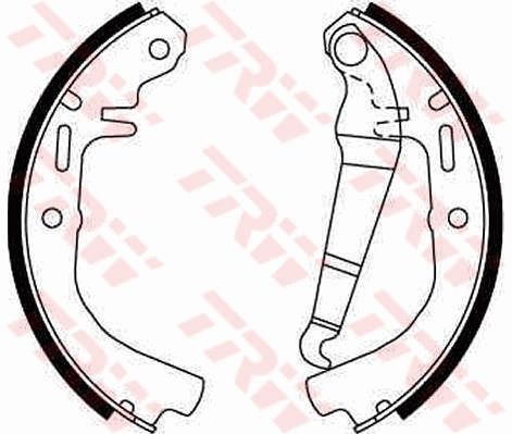 TRW GS8078 Brake Shoe Set