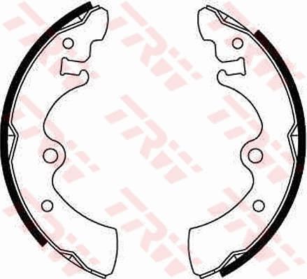 TRW GS8096 Brake Shoe Set