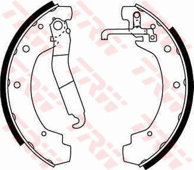 Brake Shoe Set TRW GS8151