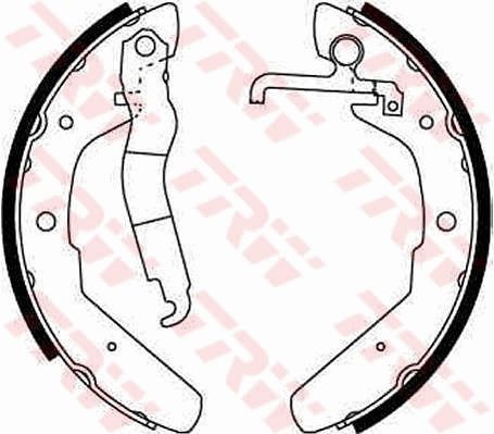 TRW GS8180 Brake Shoe Set