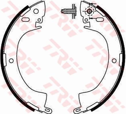 TRW GS8185 Brake Shoe Set