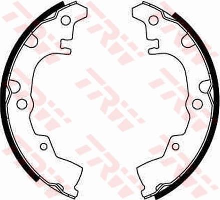 TRW GS8199 Brake Shoe Set