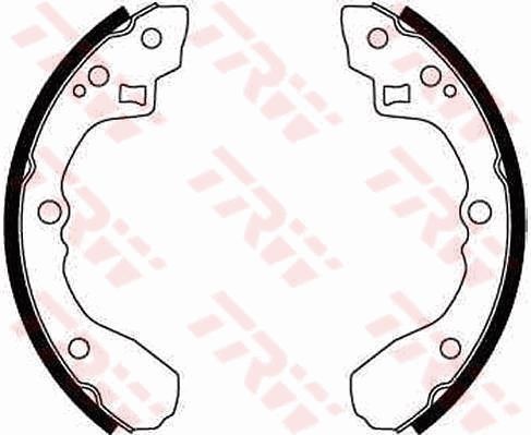 TRW GS8205 Brake Shoe Set