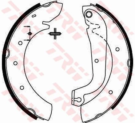 TRW GS8207 Brake Shoe Set