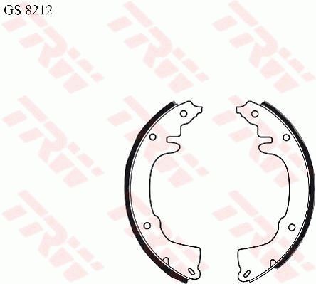 TRW GS8212 Brake Shoe Set